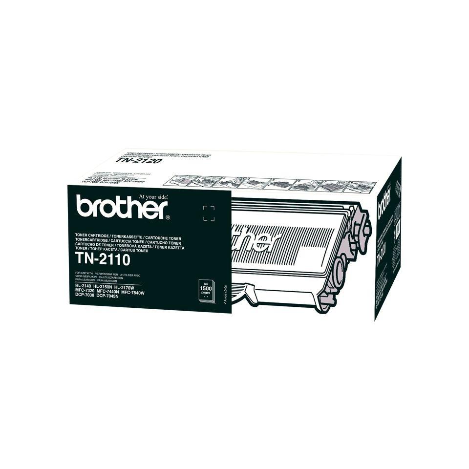 Tóner láser Brother TN2110 Negro