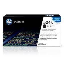 HP Toner laser CE250A negro original (5K) Nº504A HP LaserJet CP3525/CM3530