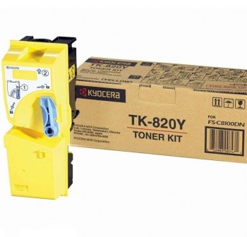 KYOCERA Tóner laser TK820Y Amarillo