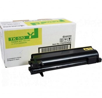 KYOCERA Toner laser TK570Y original AMARILLO 12k