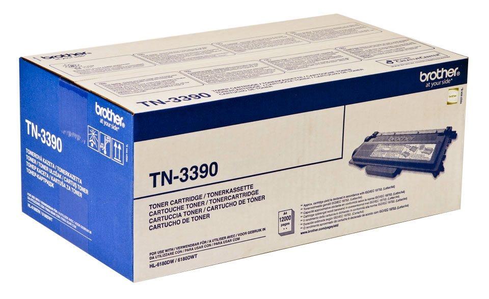 Tóner láser Brother TN3390 Negro