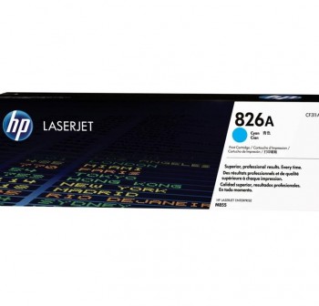 HP Toner laser CF311A cian original (31,5k) Nº826A HP Laserjet M855DN