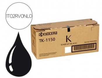 Tóner láser Kyocera TK-1150 3.000 pag negro