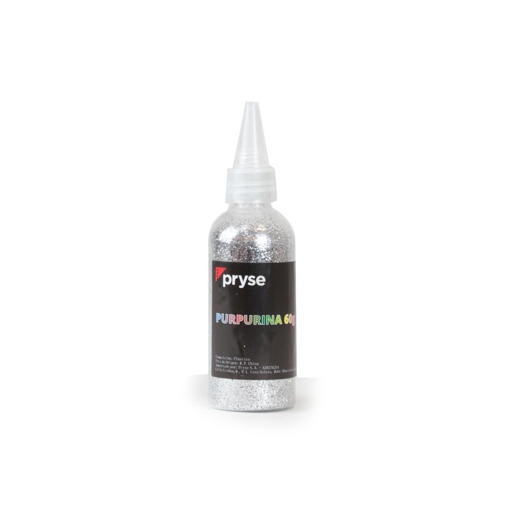 PRYSE Bote de purpurina 60gr PLATA