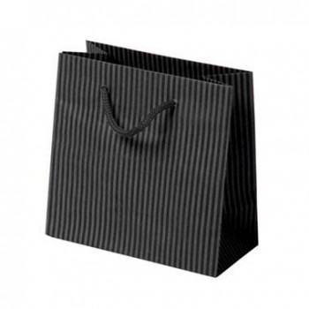 PRYSE Bolsa regalo papel kraft 203x152x90 CKB212 NEGRO