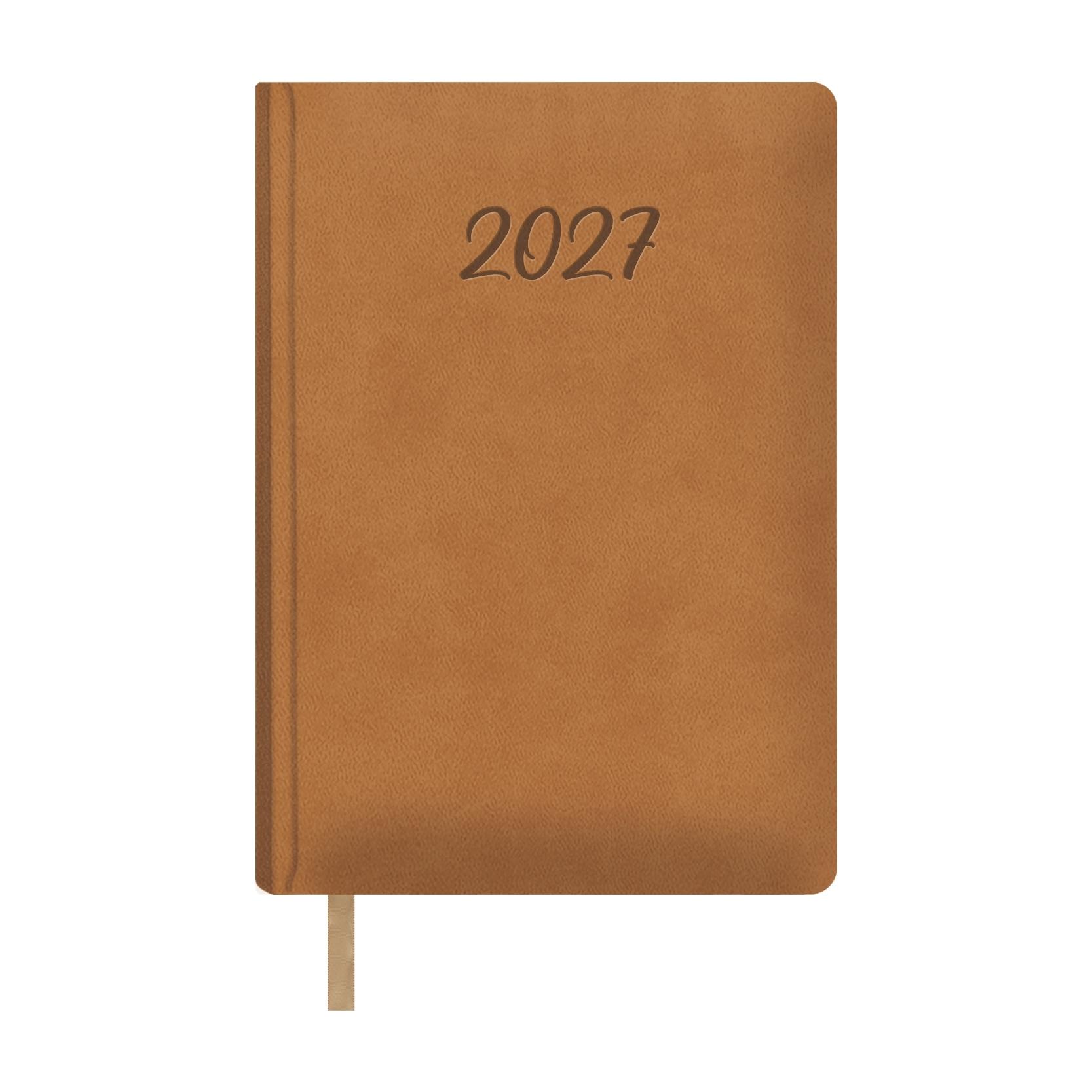 Agenda encuadernada Dohe SAMBA día página 15x21cm cámel 2027