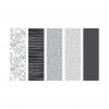 Bobina papel regalo PRYSE 0,7x2mts. blac & white