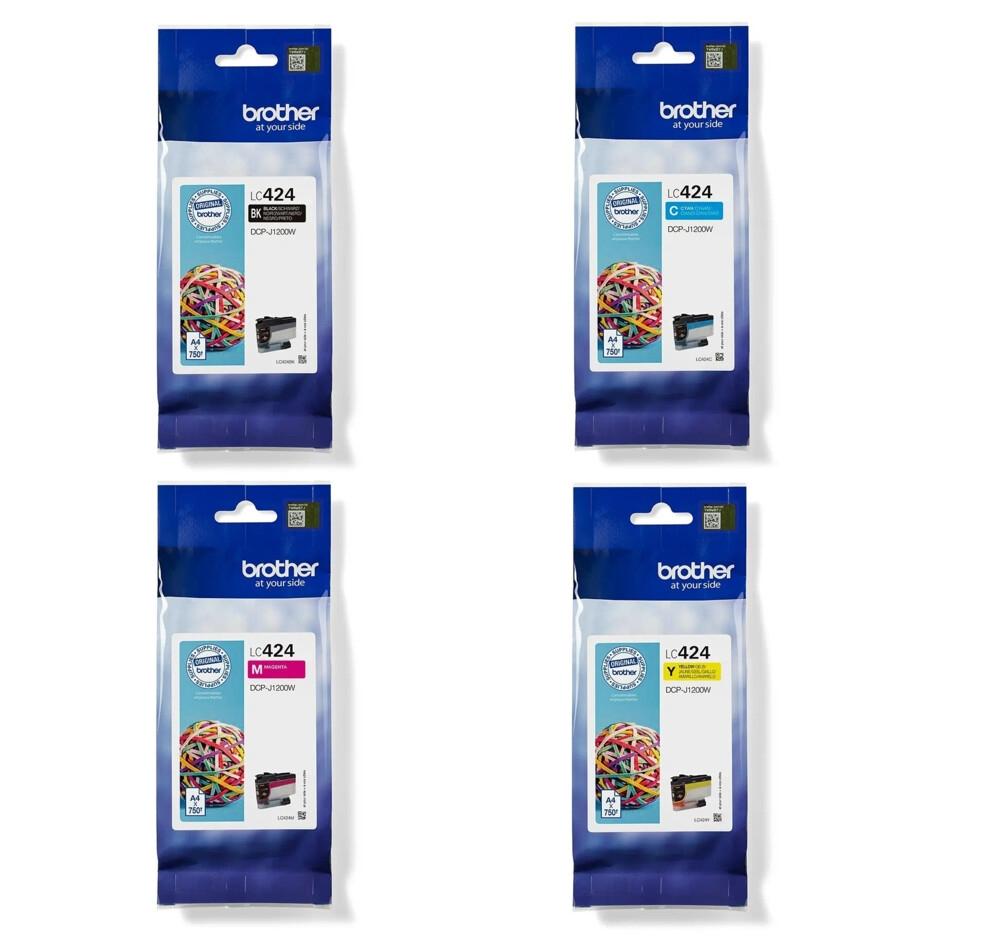 BROTHER Cartucho inkjet LC424** colores original