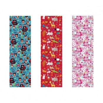 Bobina papel regalo PRYSE 1x3mts. INFANTIL