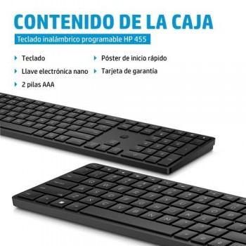 Teclado HP inalambrico 455 programable