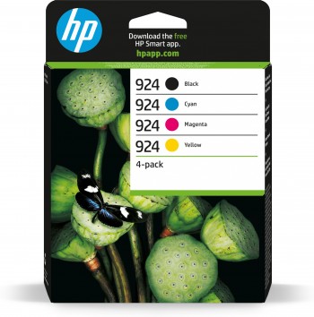 HP Pack de 4 cartuchos inkjet 6C3Z1NE original Nº924 (1,7k)