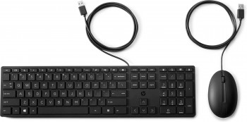 Teclado y ratón con cable HP 225 combo