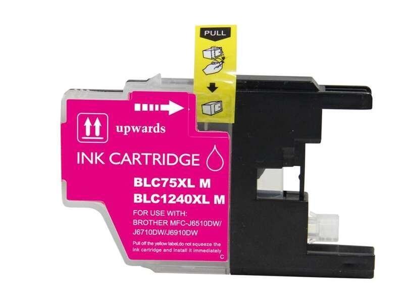 Cartucho de tinta genérico Brother LC1240XL/LC1220XL/LC1280XL (LC1240M/LC1220M/LC1280XLM) MAGENTA de