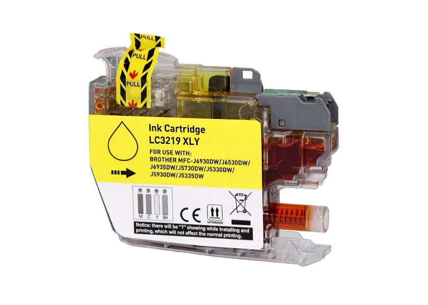 Cartucho de tinta genérico Brother LC3219XL AMARILLO de alta calidad