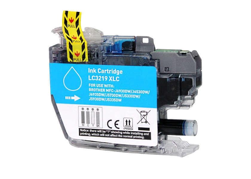 Cartucho de tinta genérico Brother LC3219XL CYAN de alta calidad