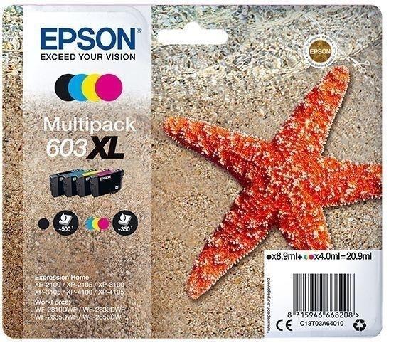 Pack de 4 cartucho EPSON inkjet T03A94 original 603XL