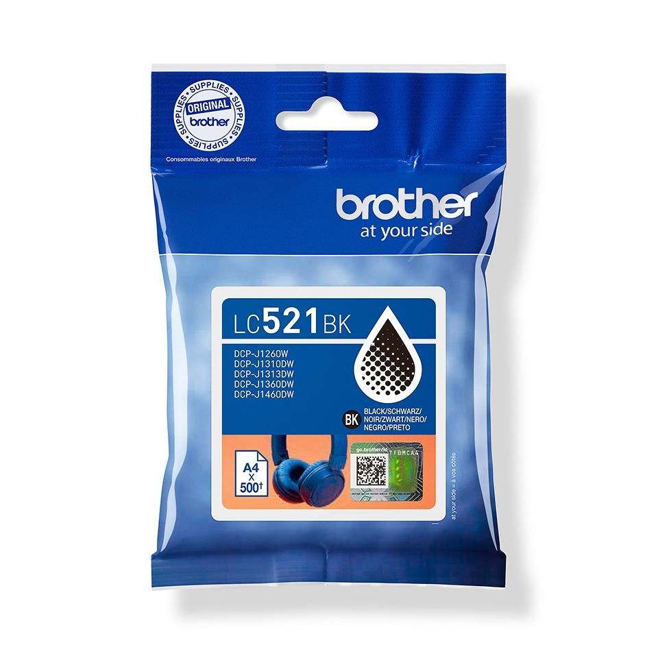 Cartucho inkjet BROTHER LC521 colores original (500p)