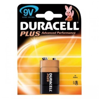 Pla duracell alcalina plus 9 volt en blister de 1ud