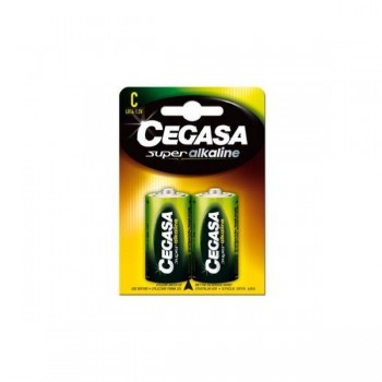 Pila Cegasa super alcalina LR14 C en blister de 2uds