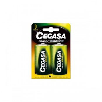 Pila Cegasa super alcalina LR20 D en blister de 2uds