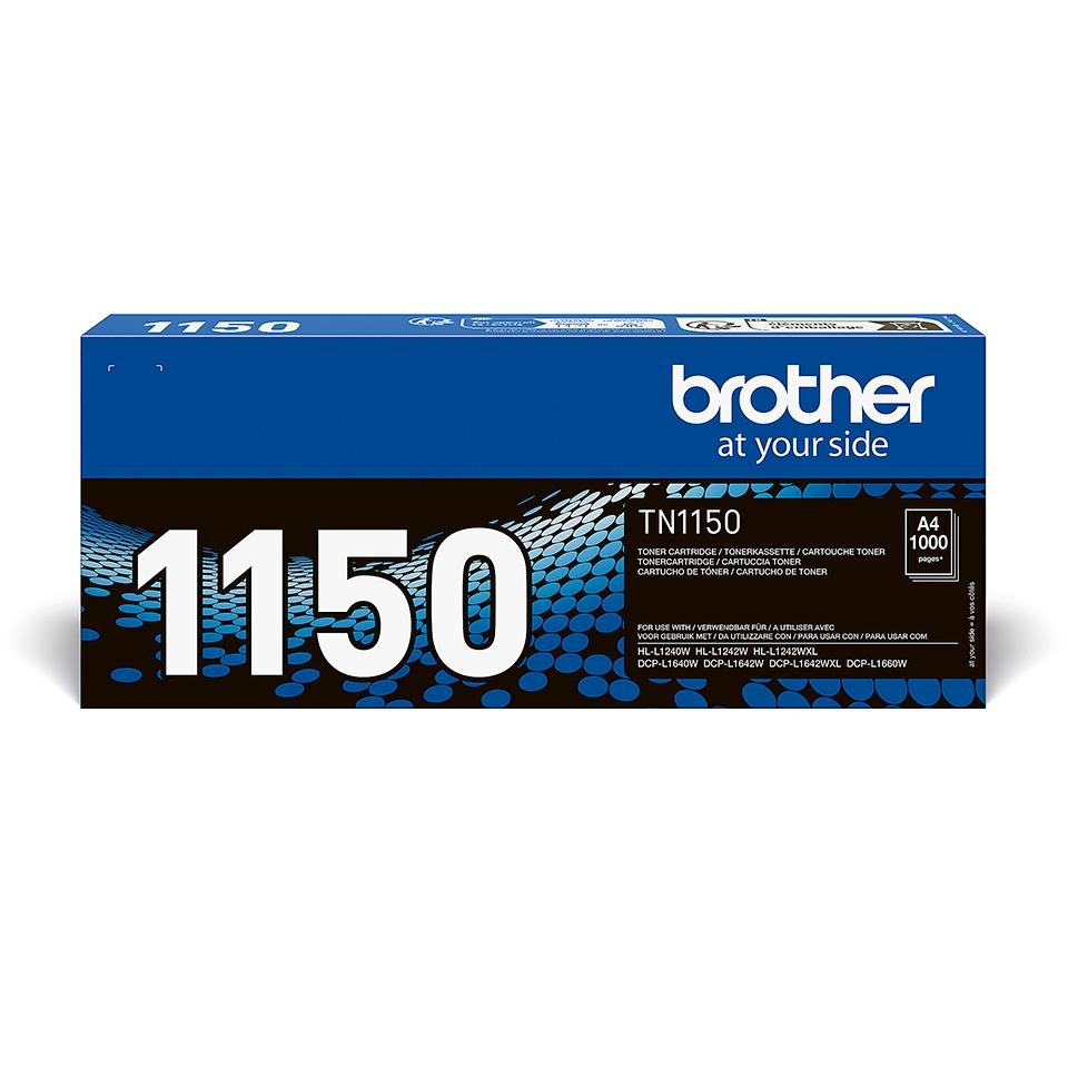 Toner laser BROTHER TN1150 negro original (1k)