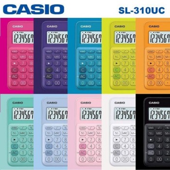Calculadora de bolsillo Casio My Color SL-310UC-** 10 dígitos