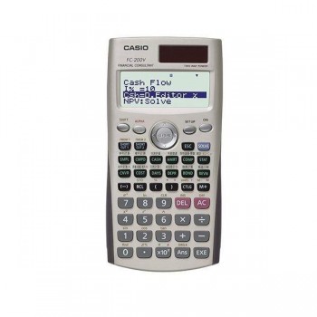 Calculadora financiera Casio FC-200V 10+2 dígitos