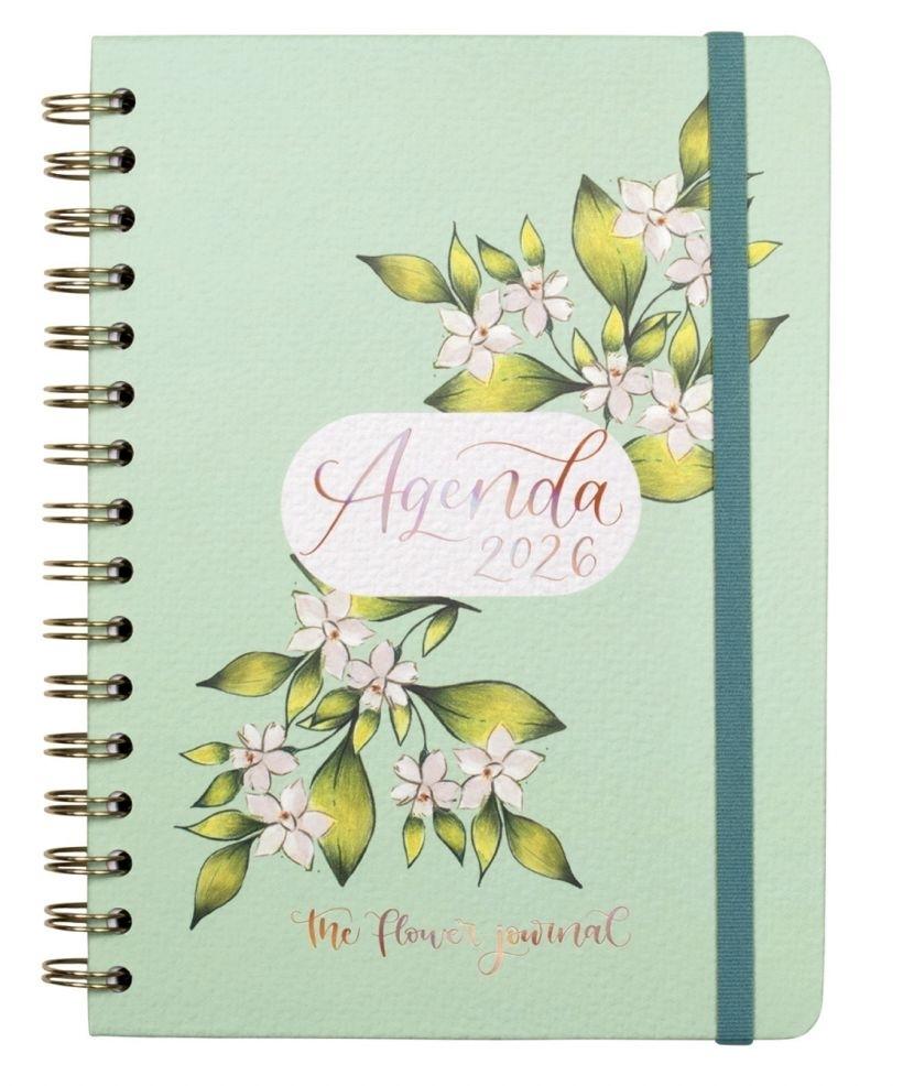Agenda FINOCAM FLOW JOURNAL E10 SVH 2026 VERDE - 155x212 mm
