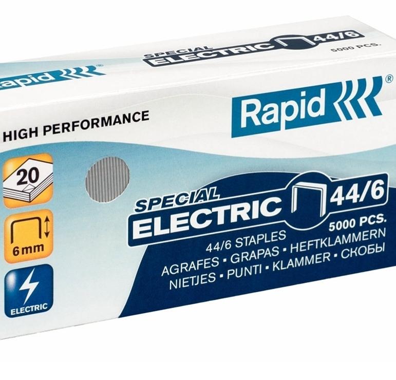 Caja 5000 grapas galvanizadas para Grapadora eléctrica Rapid mod. 44/6