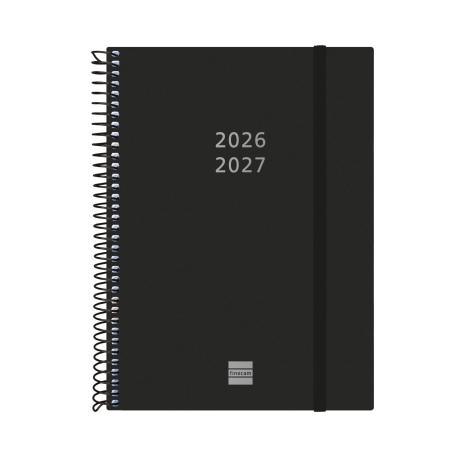 Agenda escolar FINOCAM 18 meses ESP. E10 SVH 26-27 NEGRO