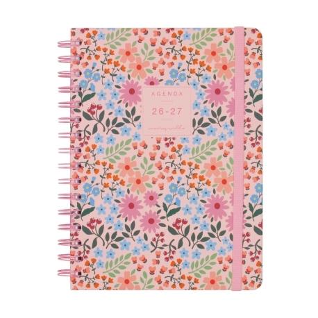 Agenda escolar FINOCAM MONIQUILLA E10 1DP 26-27 ROSA