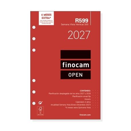 Recambio agenda FINOCAM R599 ANUAL 500 SVV 2027+