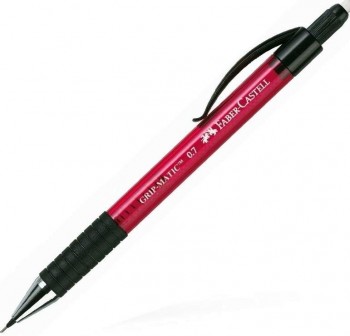 FABER-CASTELL Portaminas grip-matic trazo 0,5mm rojo traslucido