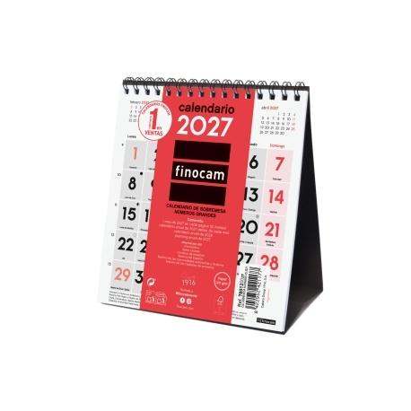 Calendario sobremesa FINOCAM numeros GRANDES XS 2027+