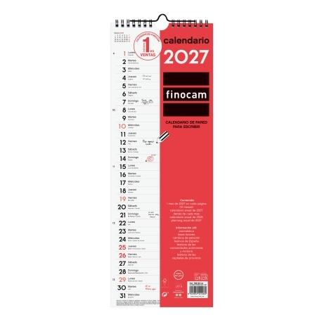 Calendario de pared FINOCAM ESCRIBIR LARGO L 2027+