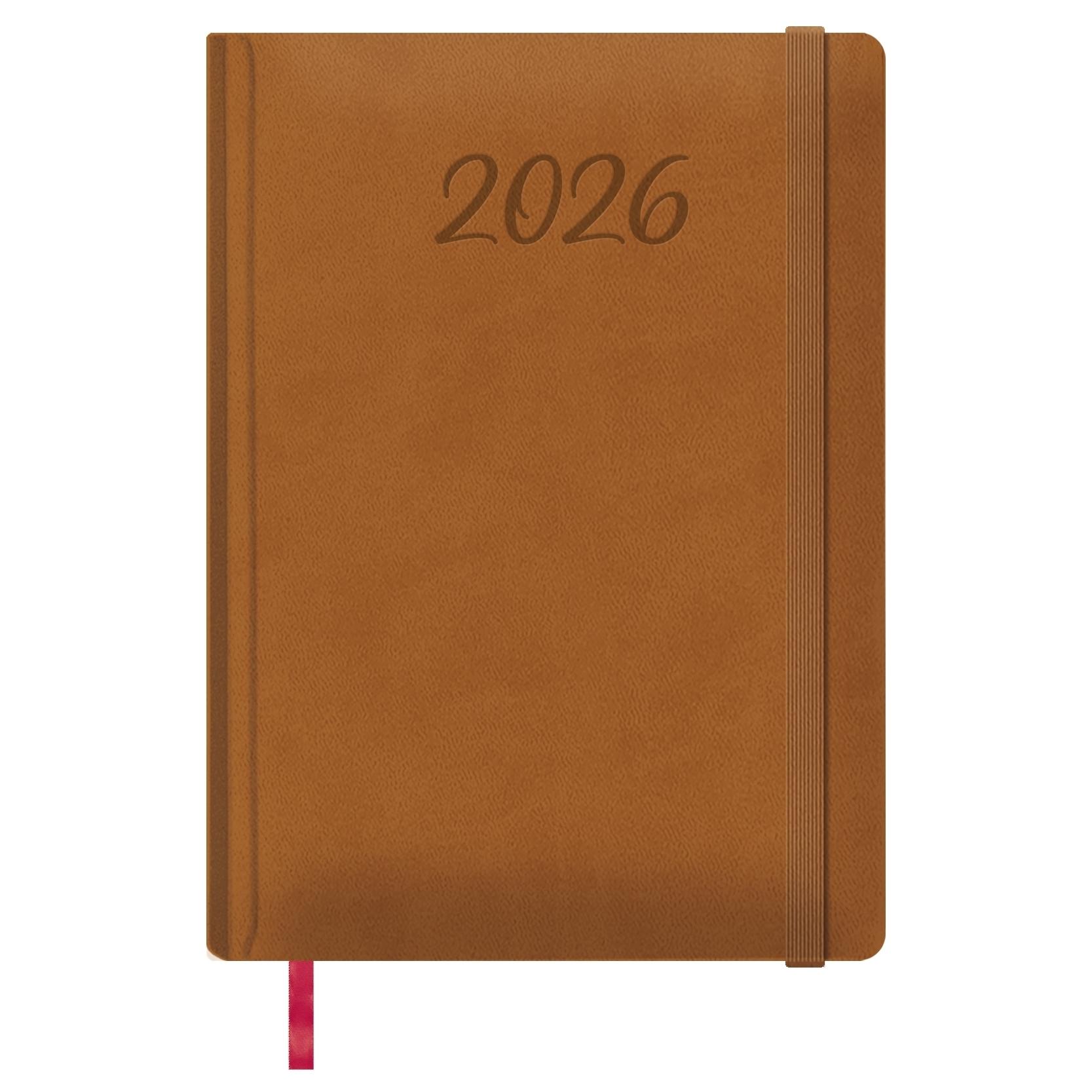 Agenda encuadernada Dohe MANAOS día página 17x24cm marrón 2027