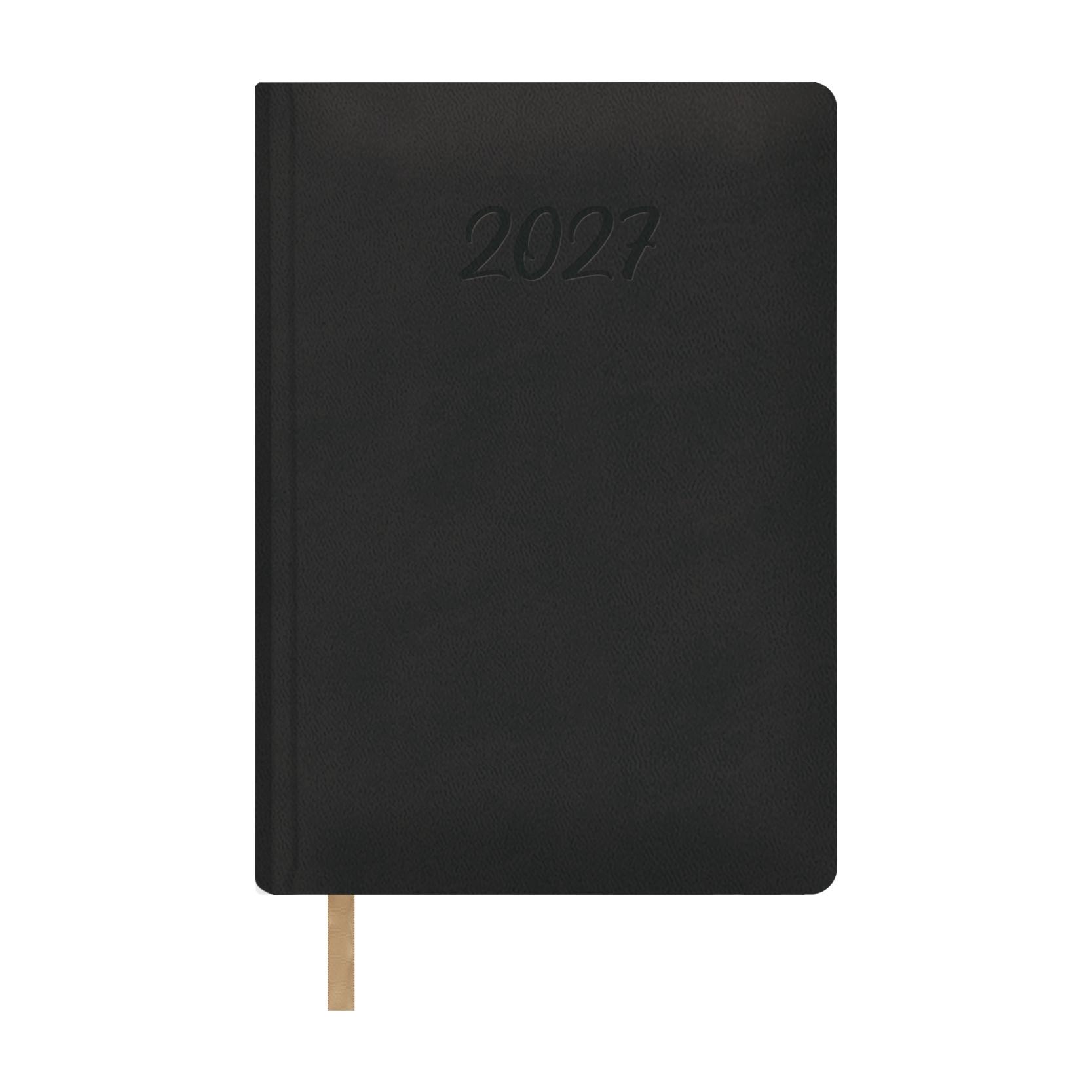 Agenda encuadernada Dohe SAMBA día página 15x21cm negro 2027