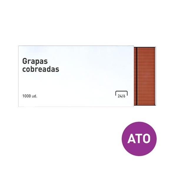 Grapas cobreadas ATO 24/6 PK1000