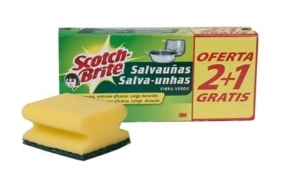 Estropajo salvauñas paq. 3 undes.