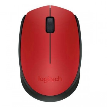 Ratón Logitech M171 óptico rojo