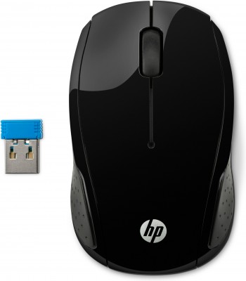 Ratón óptico HP 200 negro