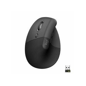 Ratón inalámbrico zurdos Logitech Lift vertical 6 botones negro