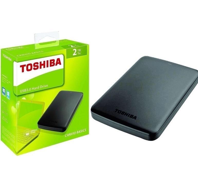 Disco Duro externo TOSHIBA canvio basics 2.5" 2TB NEGRO USB 3.0
