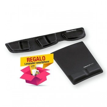 Reposamuñecas teclado Fellowes Health-VTM gel negro