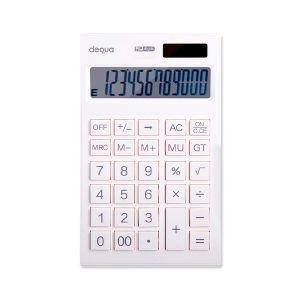 Calculadora DEQUA BL-756 12 dígitos blanco