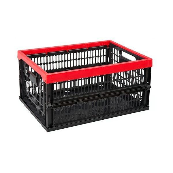 Caja de almacenaje plegable Curver 47x34x24cm rojo-negro