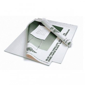 Bloc de 50hojas lisas Faibo papel pizarra plano 65x90cm (Papelógrafo o bloc de conferencia)