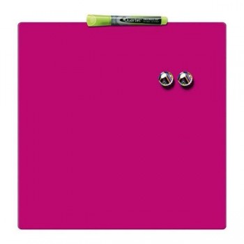 Pizarra hogar Quartet magnética 36x36cm rosa