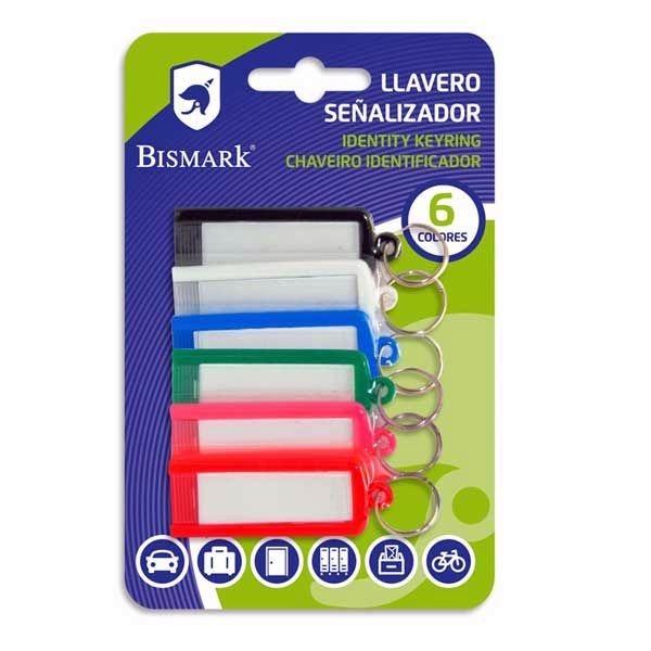 Llaveros 400 7cm colores surtidos en blister de 6uds
