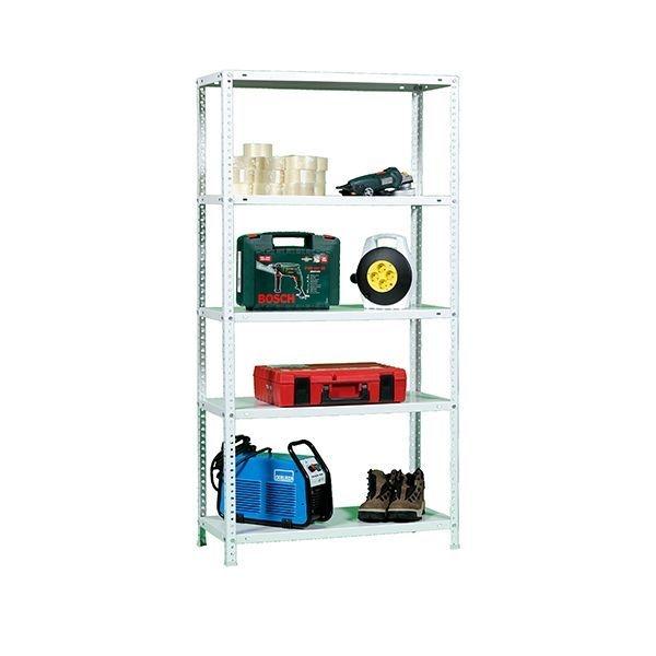 Estantería metálica Simon Rack Comfort mini 180x80x40cm blanco